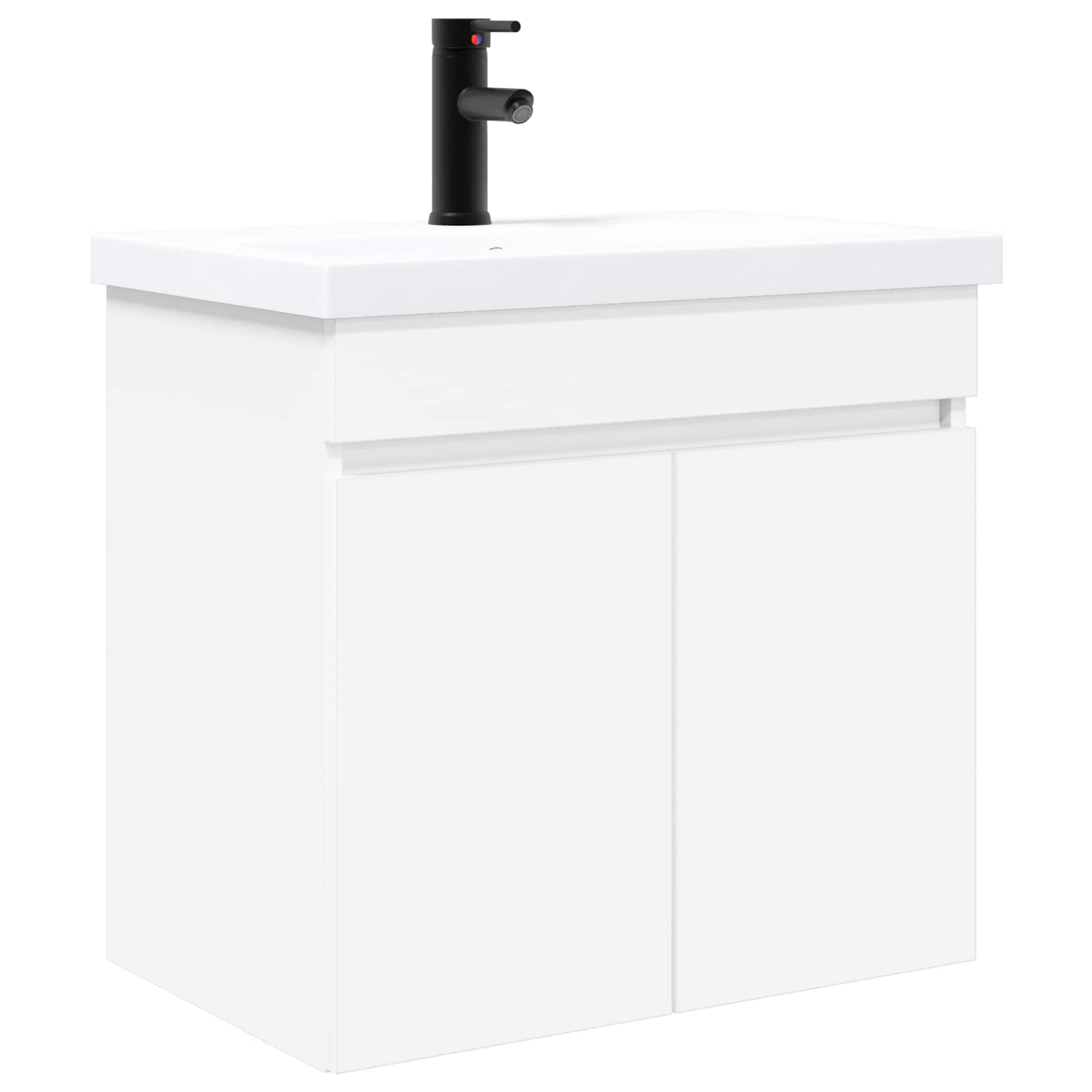 Μονάδα μπάνιου με βρύση Λευκό 61 x 40 x 74,5 εκ. - Pakobazaar