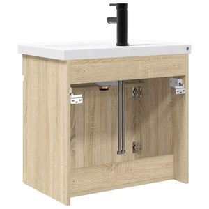 Μονάδα μπάνιου με βρύση Sonoma Δρυς 61 x 40 x 74,5 εκ. - Pakobazaar
