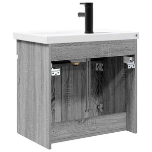 Μονάδα μπάνιου με βρύση Γκρι Sonoma 61 x 40 x 74,5 εκ. - Pakobazaar