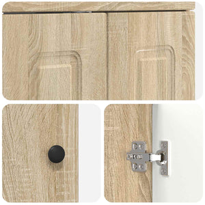 Ντουλάπι κάτω από τον νιπτήρα Sonoma Δρυς 56 x 37,5 x 81 εκ - Pakobazaar