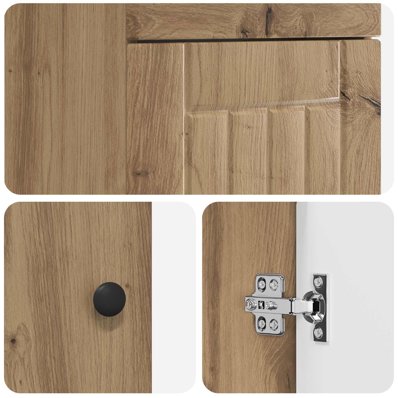 Καθρέφτης μπάνιου με νιπτήρα Artisan Δρυς 42 x 40 x 84,5 εκ - Pakobazaar