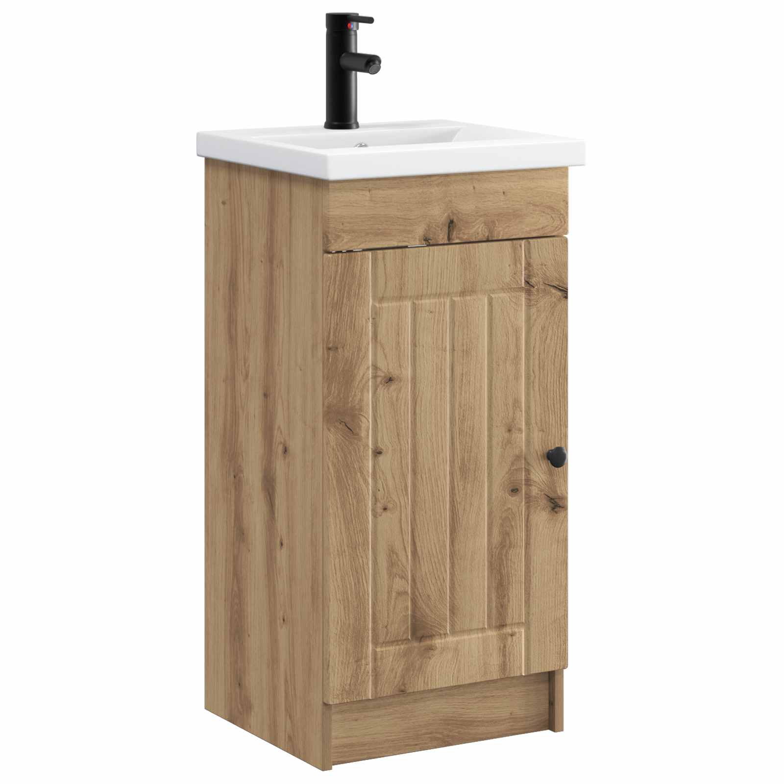 Καθρέφτης μπάνιου με νιπτήρα Artisan Δρυς 42 x 40 x 84,5 εκ - Pakobazaar