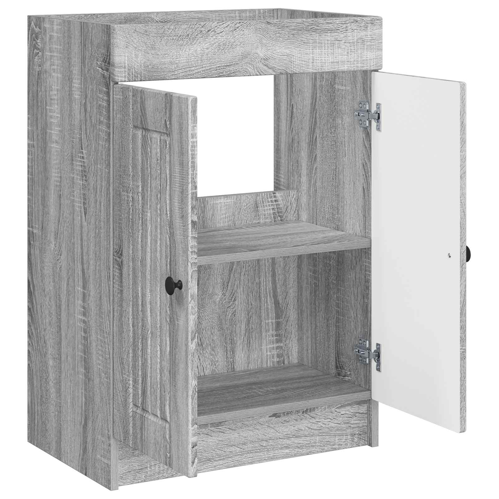 Ντουλάπι κάτω από τον νιπτήρα Γκρι Sonoma 56 x 37,5 x 81 εκ - Pakobazaar