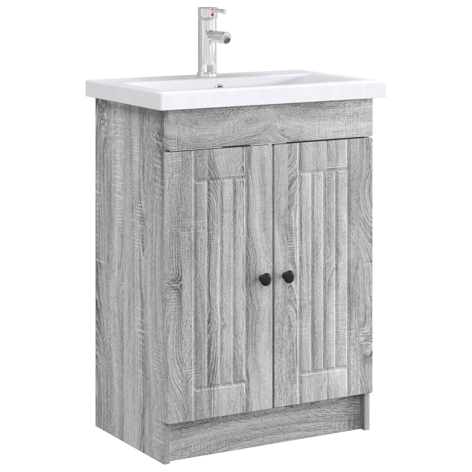 Ντουλάπι κάτω από τον νιπτήρα Γκρι Sonoma 78,5 x 37,5 x 81 εκ - Pakobazaar