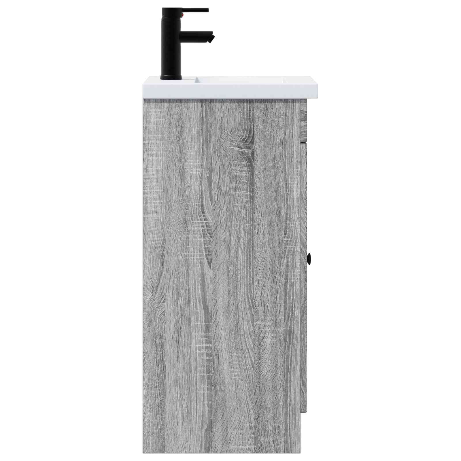 Καθρέφτης μπάνιου με νιπτήρα Γκρι Sonoma 42 x 40 x 84,5 εκ - Pakobazaar