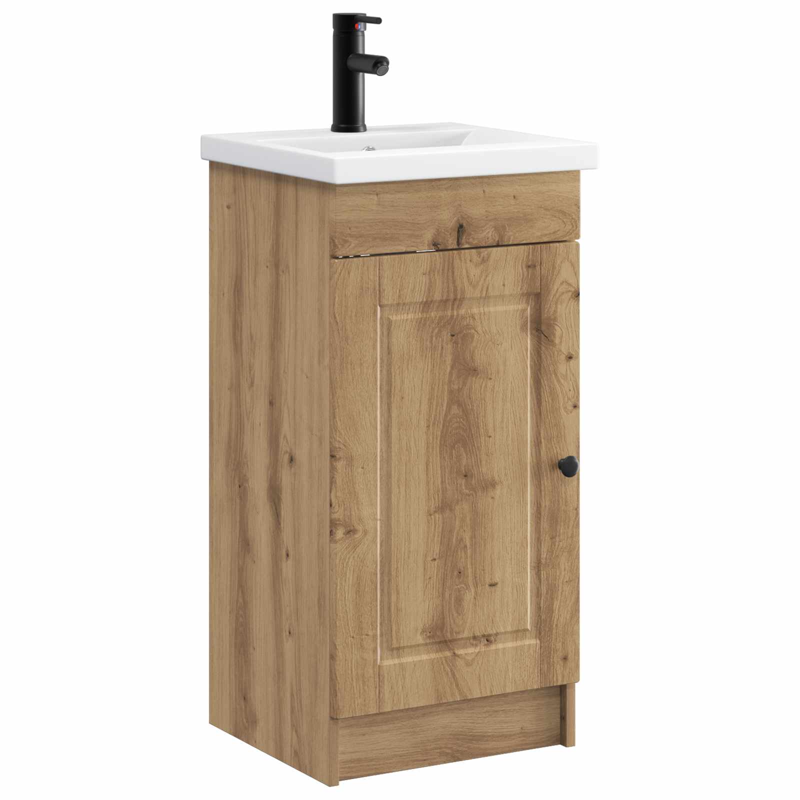 Καθρέφτης μπάνιου με νιπτήρα Artisan Δρυς 42 x 40 x 84,5 εκ - Pakobazaar