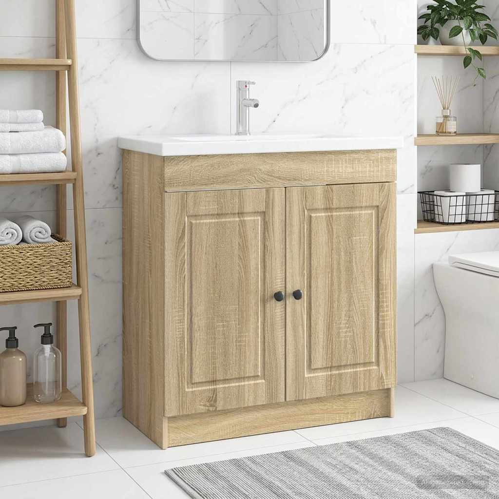 Ντουλάπι κάτω από τον νιπτήρα Sonoma Δρυς 56 x 37,5 x 81 εκ - Pakobazaar