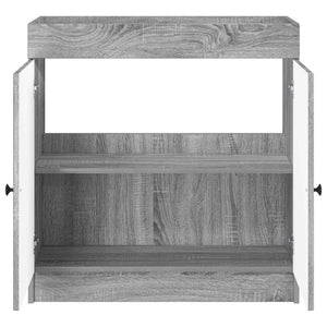 Ντουλάπι κάτω από τον νιπτήρα Γκρι Sonoma 56 x 37,5 x 81 εκ - Pakobazaar