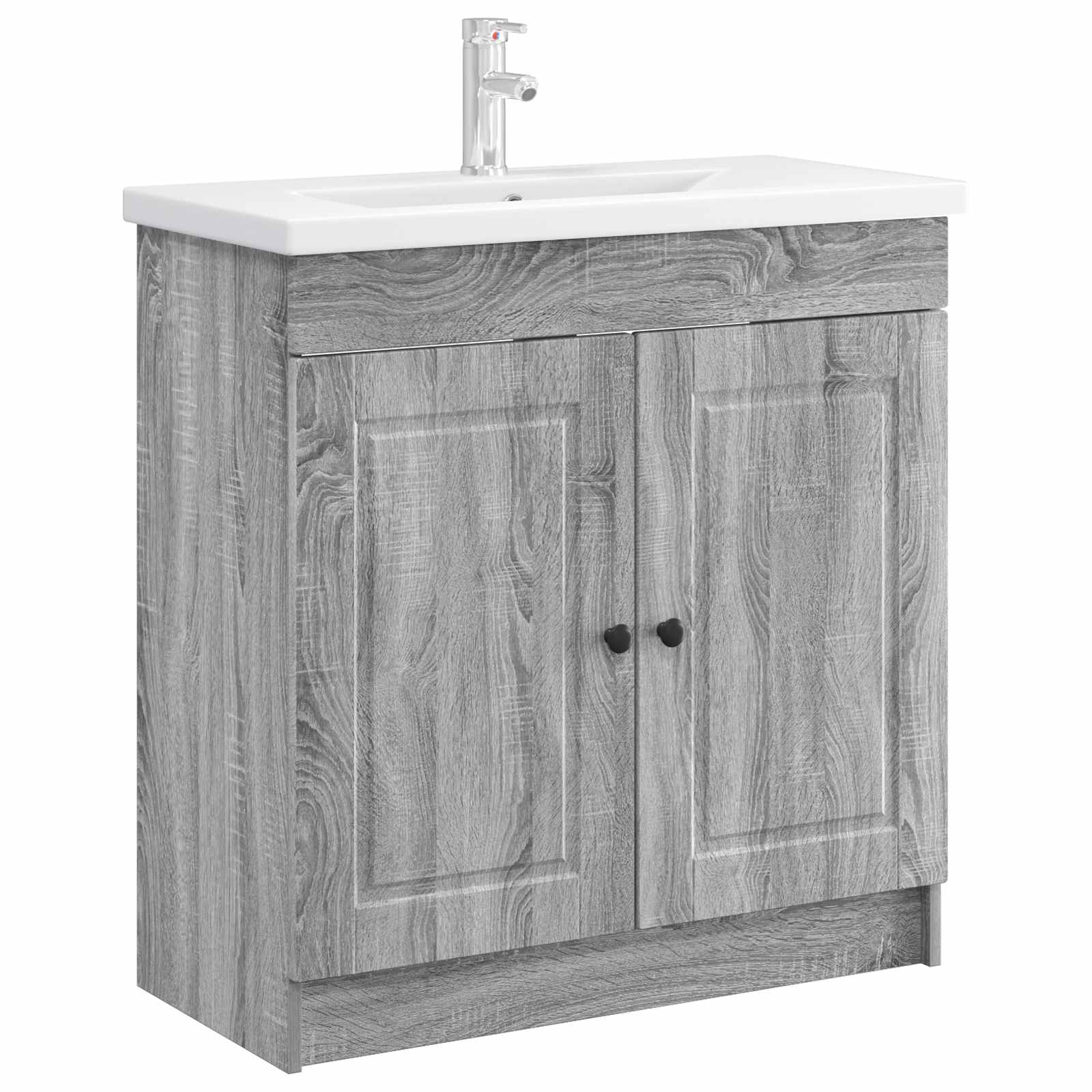 Ντουλάπι κάτω από τον νιπτήρα Γκρι Sonoma 78,5 x 37,5 x 81 εκ - Pakobazaar