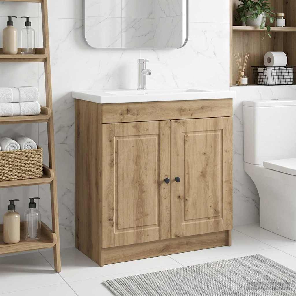 Ντουλάπι κάτω από τον νιπτήρα Artisan Δρυς 78,5 x 37,5 x 81 εκ - Pakobazaar
