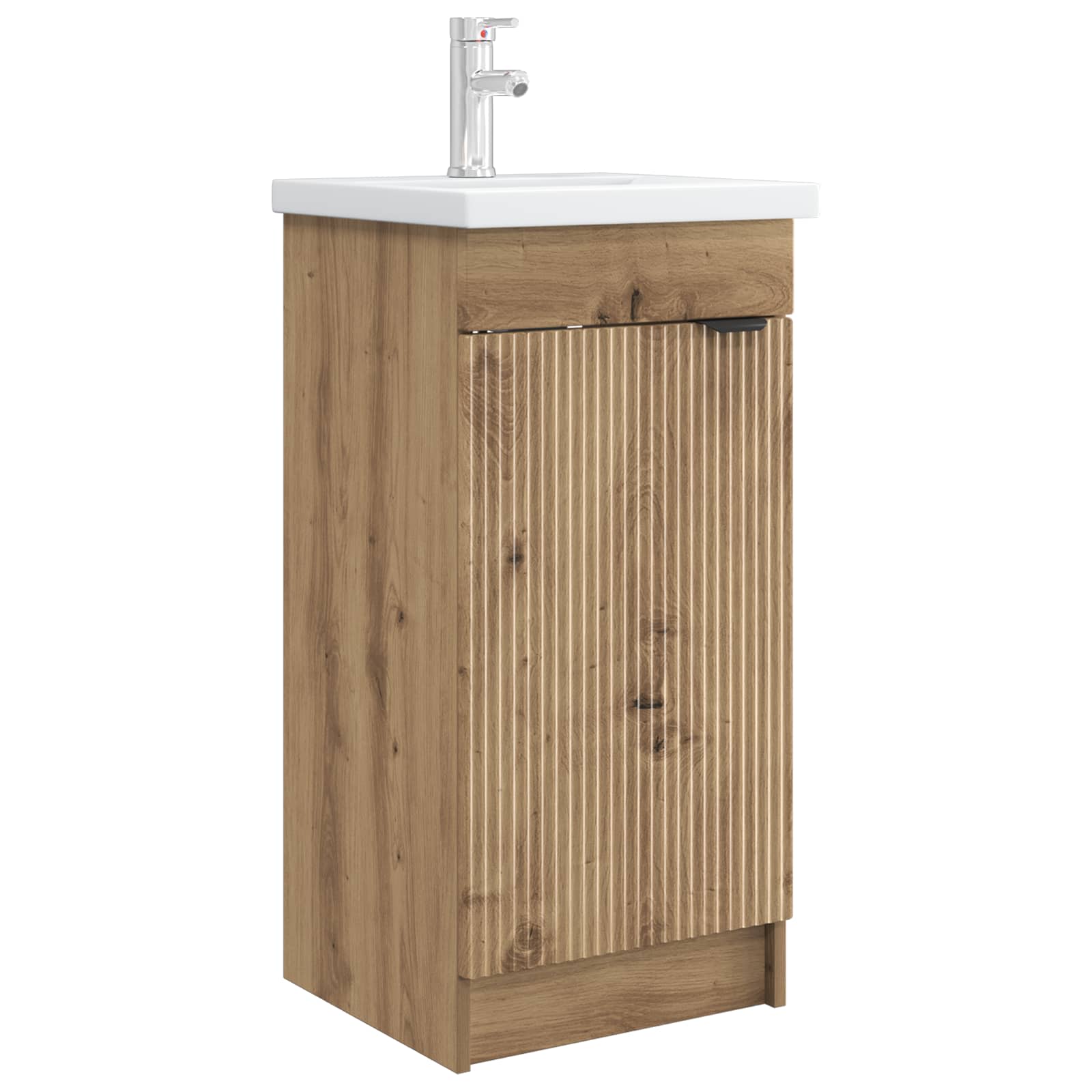 Καθρέφτης μπάνιου με νιπτήρα Artisan Δρυς 42 x 40 x 84,5 εκ - Pakobazaar
