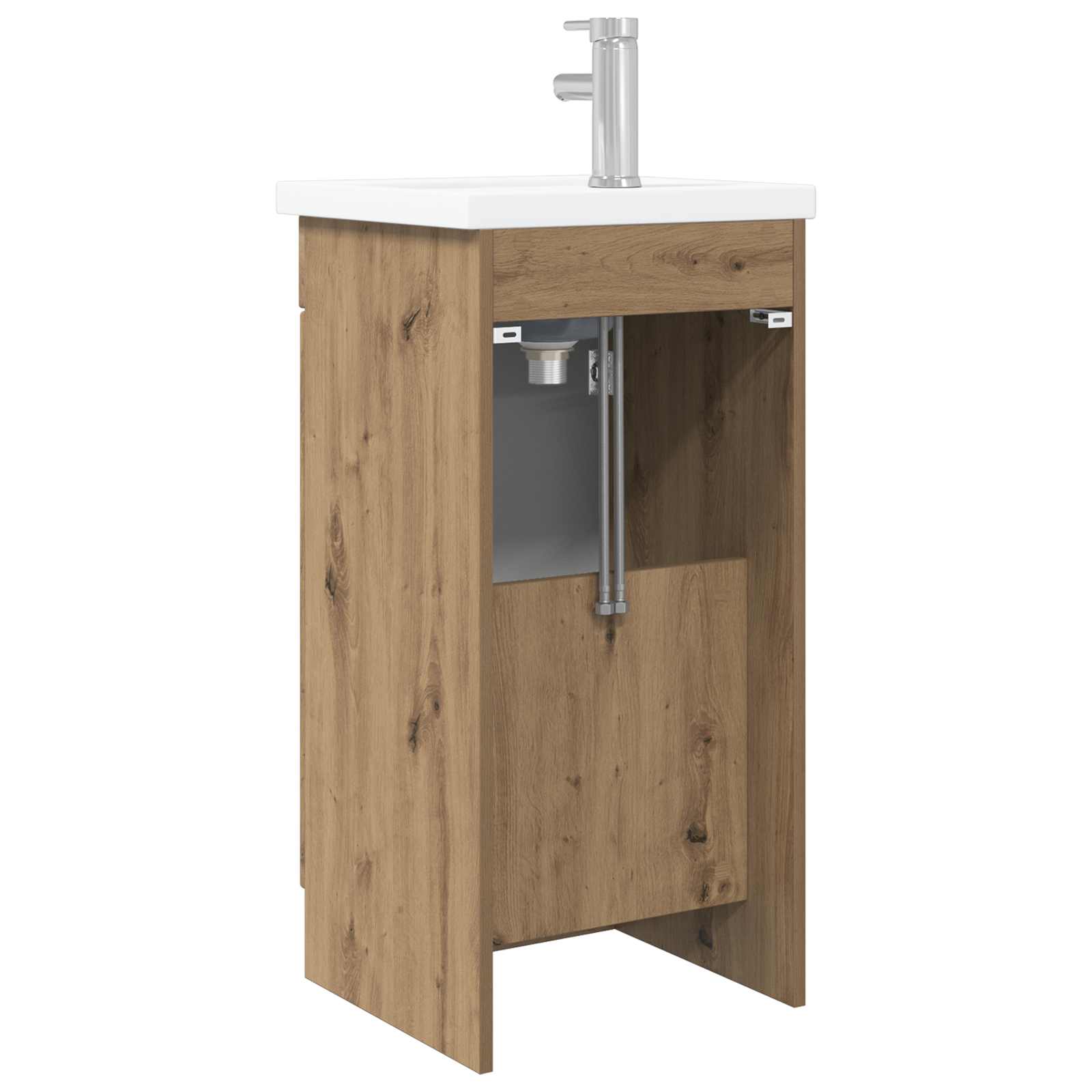 Καθρέφτης μπάνιου με νιπτήρα Artisan Δρυς 42 x 40 x 84,5 εκ - Pakobazaar