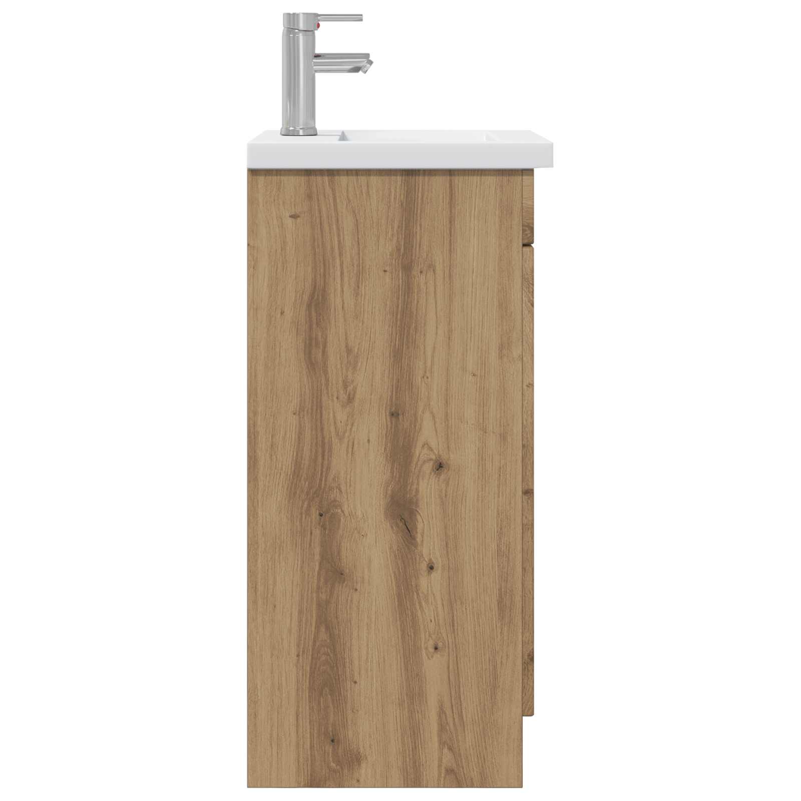 Καθρέφτης μπάνιου με νιπτήρα Artisan Δρυς 42 x 40 x 84,5 εκ - Pakobazaar
