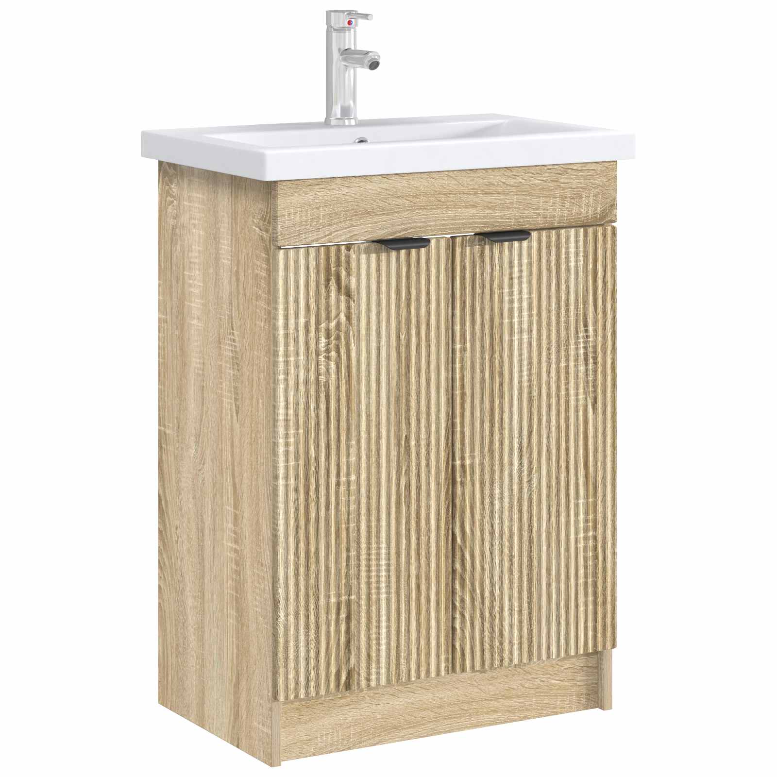 Ντουλάπι κάτω από τον νιπτήρα Sonoma Δρυς 56 x 37,5 x 81 εκ - Pakobazaar