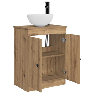 Καθρέφτης μπάνιου με νιπτήρα Artisan Δρυς 54 x 35 x 83 εκ - Pakobazaar
