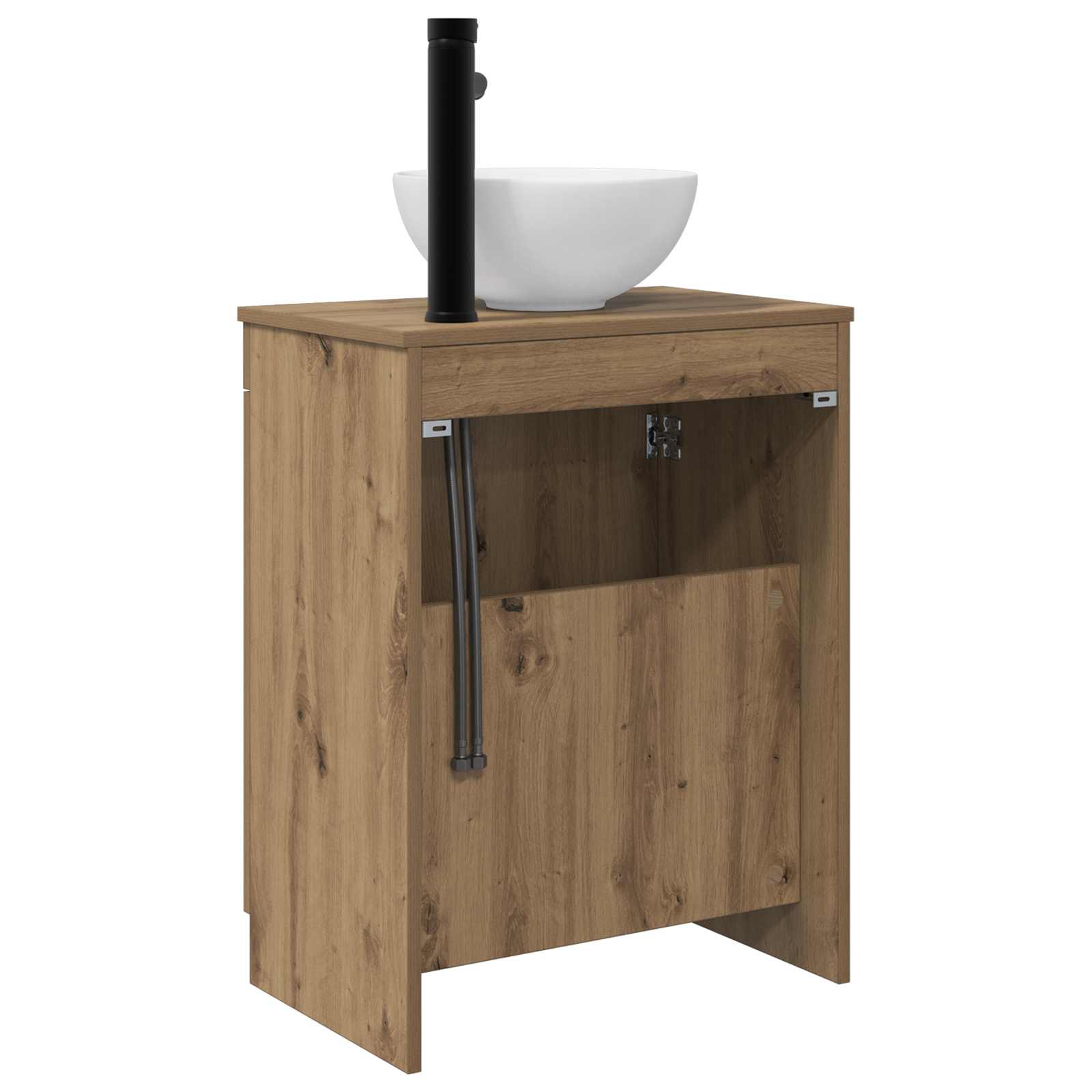 Καθρέφτης μπάνιου με νιπτήρα Artisan Δρυς 54 x 35 x 83 εκ - Pakobazaar