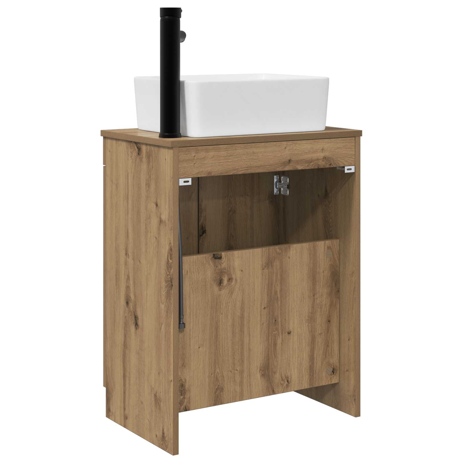 Καθρέφτης μπάνιου με νιπτήρα Artisan Δρυς 54 x 35 x 83 εκ - Pakobazaar