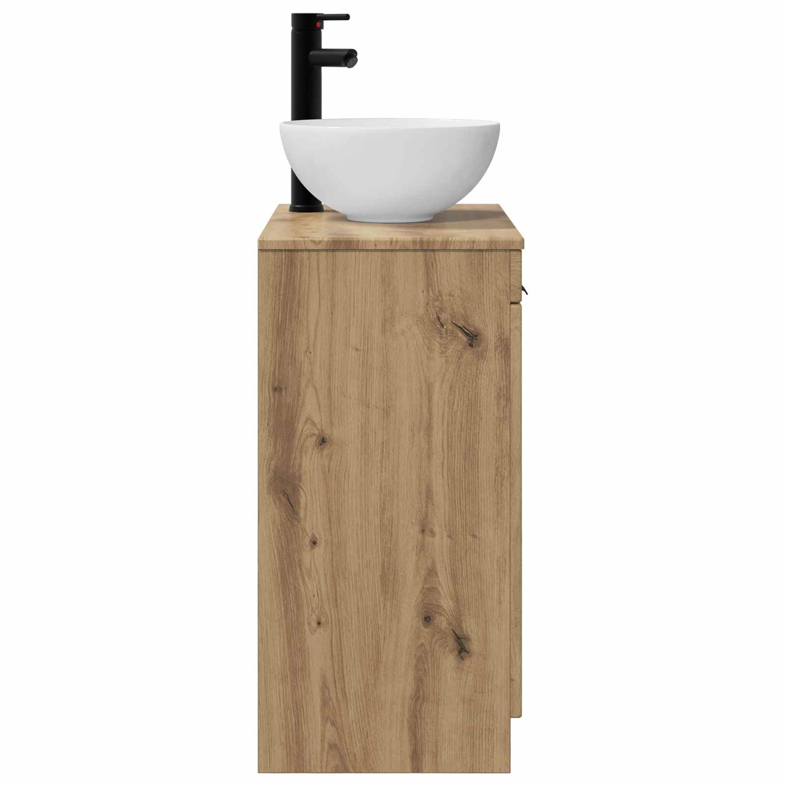 Καθρέφτης μπάνιου με νιπτήρα Artisan Δρυς 54 x 35 x 83 εκ - Pakobazaar