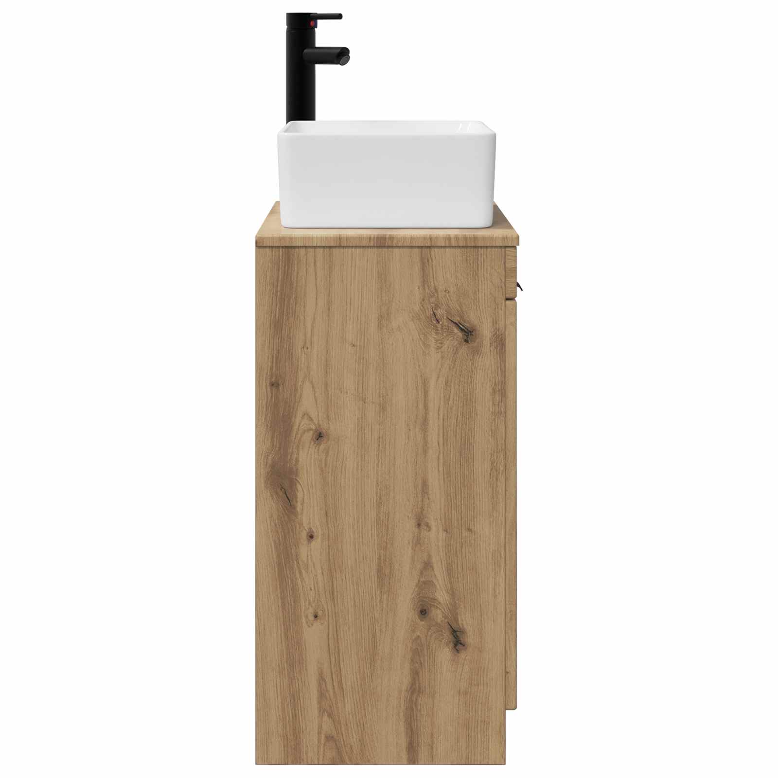 Καθρέφτης μπάνιου με νιπτήρα Artisan Δρυς 54 x 35 x 83 εκ - Pakobazaar