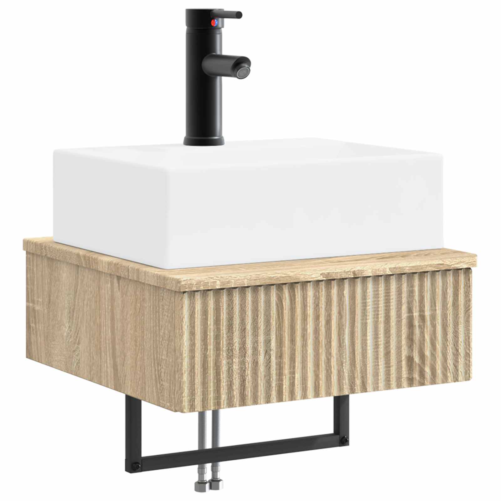 Νιπτήρας Τοίχου Sonoma Δρυς 40 x 41 x 39 εκ. Επεξεργασμένο Ξύλο - Pakobazaar