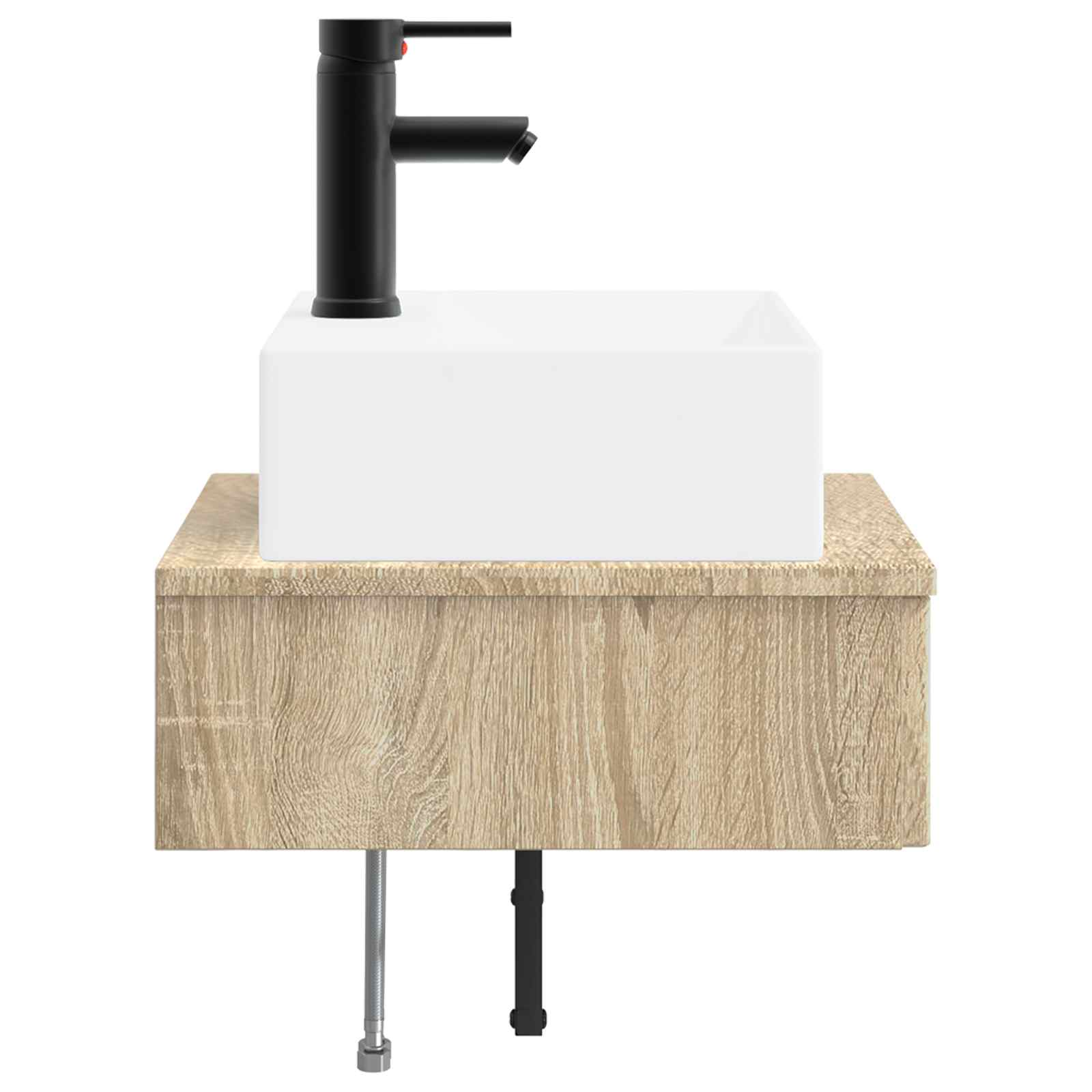 Νιπτήρας Τοίχου Sonoma Δρυς 40 x 41 x 39 εκ. Επεξεργασμένο Ξύλο - Pakobazaar