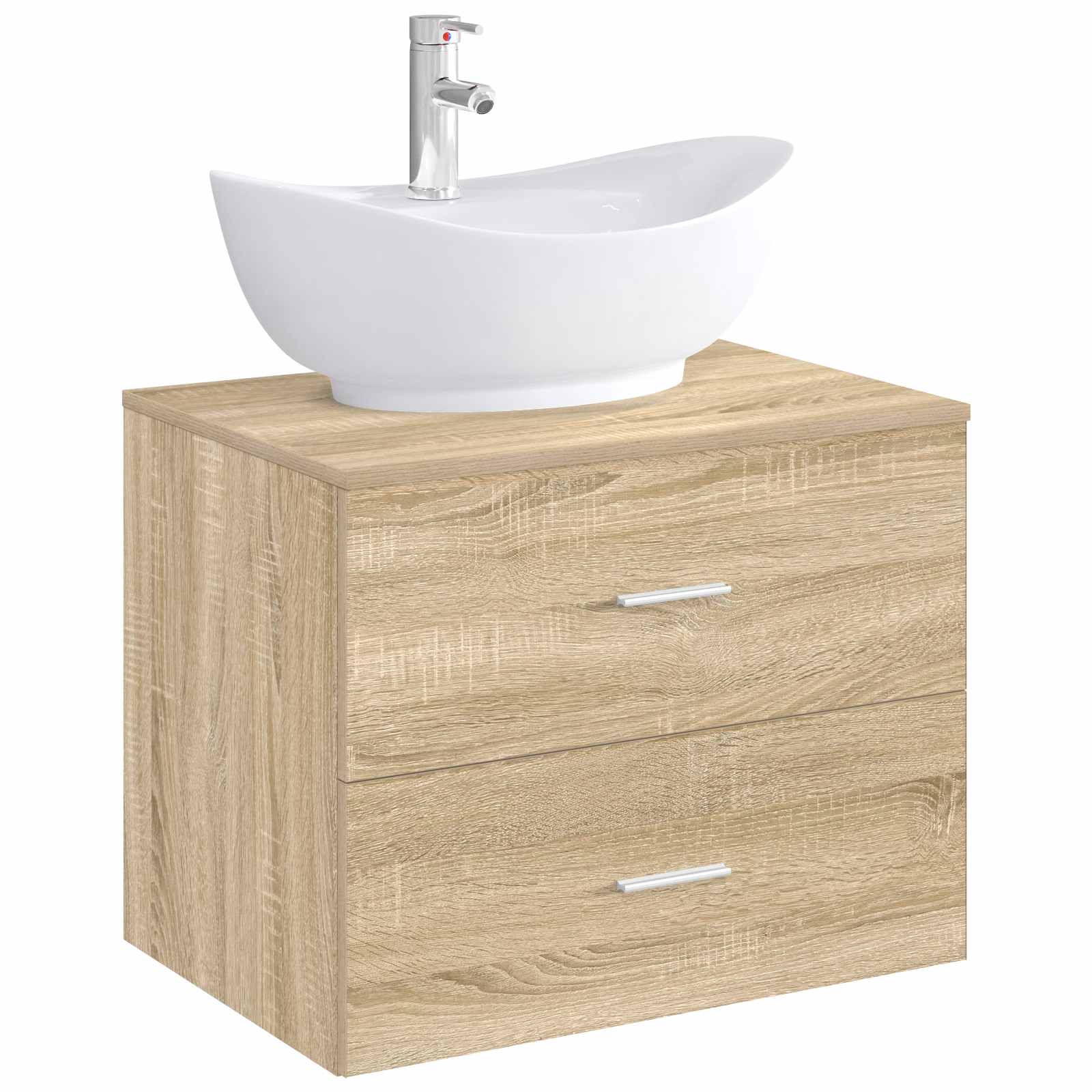 Λεκάνη μπάνιου Χρωμέ 59 x 35 x 21 εκ Μέταλλο - Pakobazaar