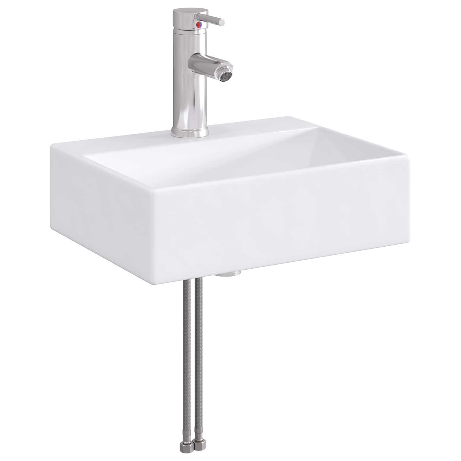 Λεκάνη μπάνιου Χρωμέ 39 x 30,5 x 12,5 εκ Μέταλλο - Pakobazaar