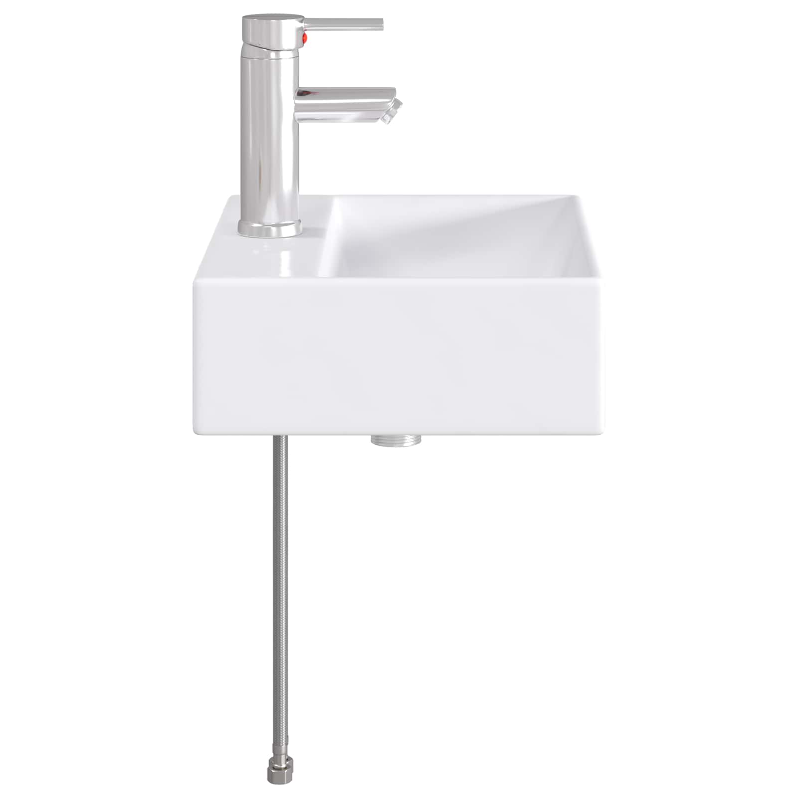 Λεκάνη μπάνιου Χρωμέ 39 x 30,5 x 12,5 εκ Μέταλλο - Pakobazaar