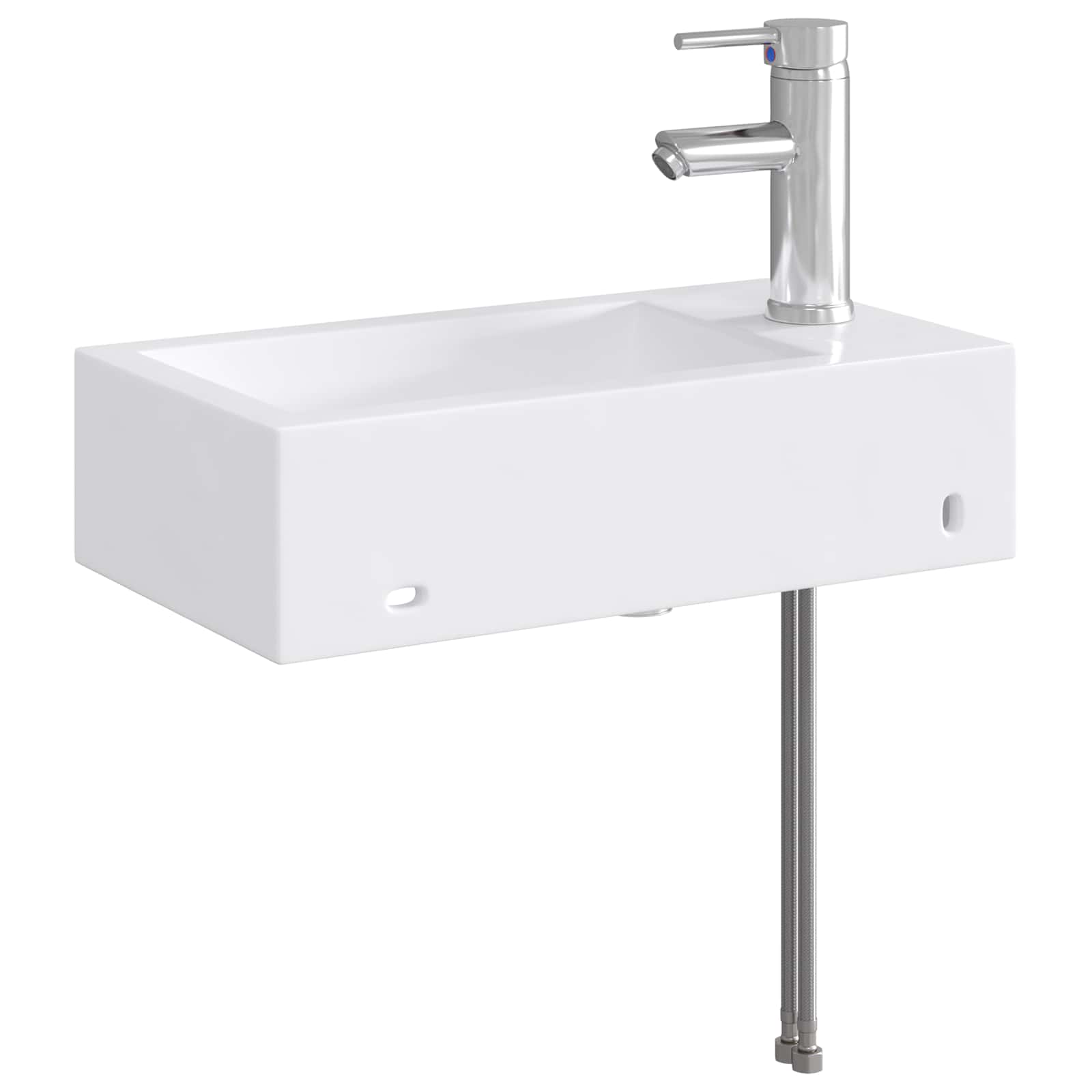 Λεκάνη μπάνιου Χρωμέ 45,5 x 25,5 x 13 εκ Μέταλλο - Pakobazaar