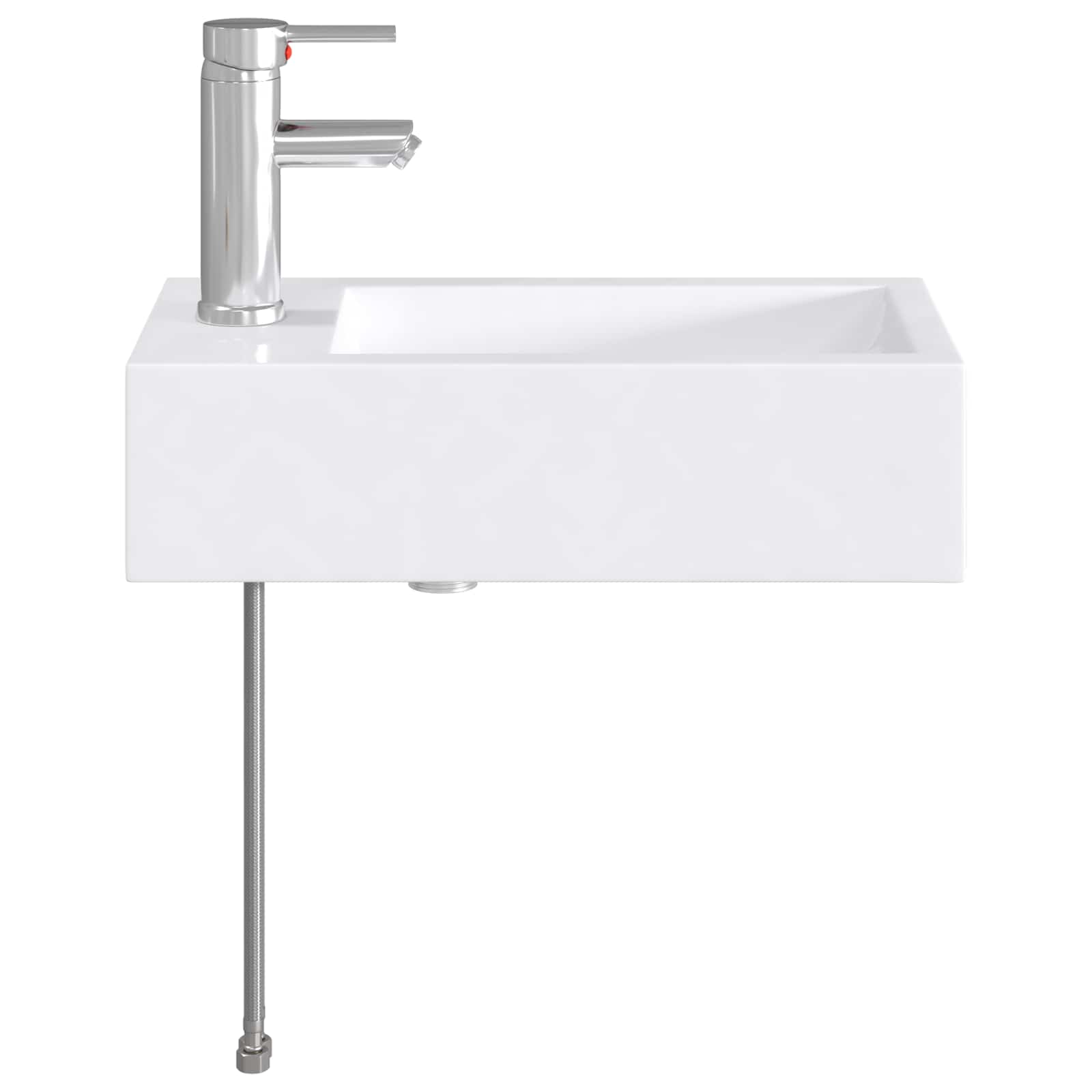 Λεκάνη μπάνιου Χρωμέ 45,5 x 25,5 x 13 εκ Μέταλλο - Pakobazaar