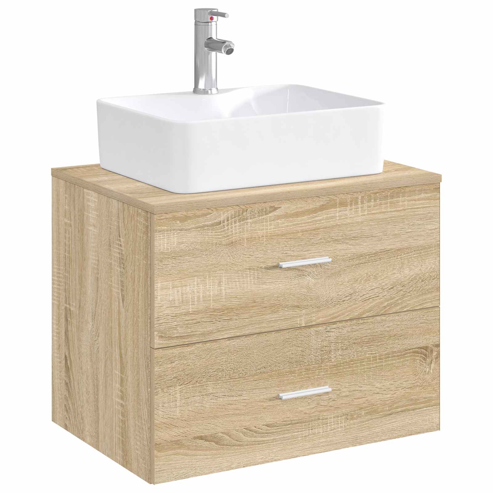 Λεκάνη μπάνιου Χρωμέ 48,5 x 37,5 x 13 εκ. Μέταλλο - Pakobazaar