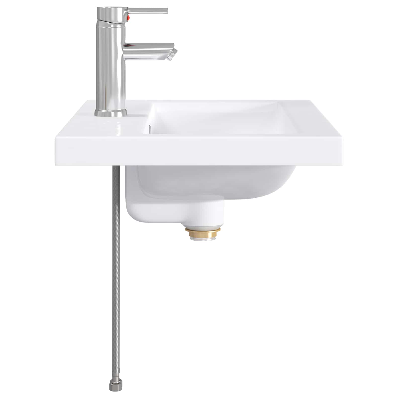 Λεκάνη μπάνιου Χρωμέ 61 x 40 x 16,5 εκ. Μέταλλο - Pakobazaar