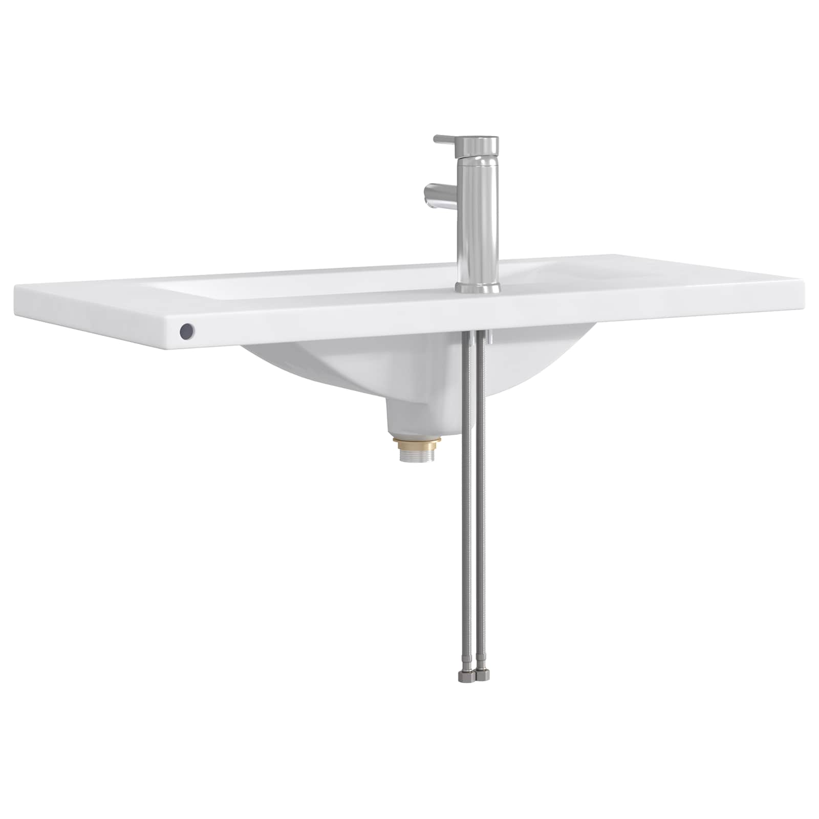 Λεκάνη μπάνιου Χρωμέ 81 x 40 x 17,5 εκ. Μέταλλο - Pakobazaar