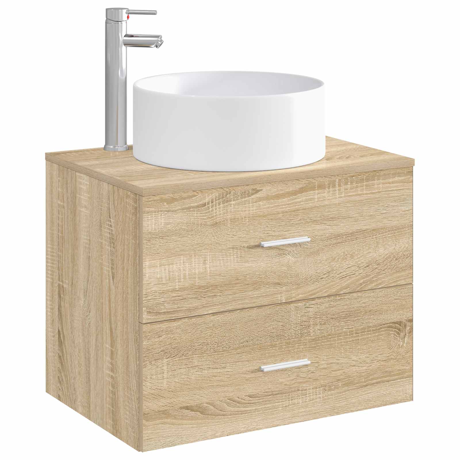 Λεκάνη μπάνιου Χρωμέ 40,5 x 40,5 x 15,5 εκ Μέταλλο - Pakobazaar