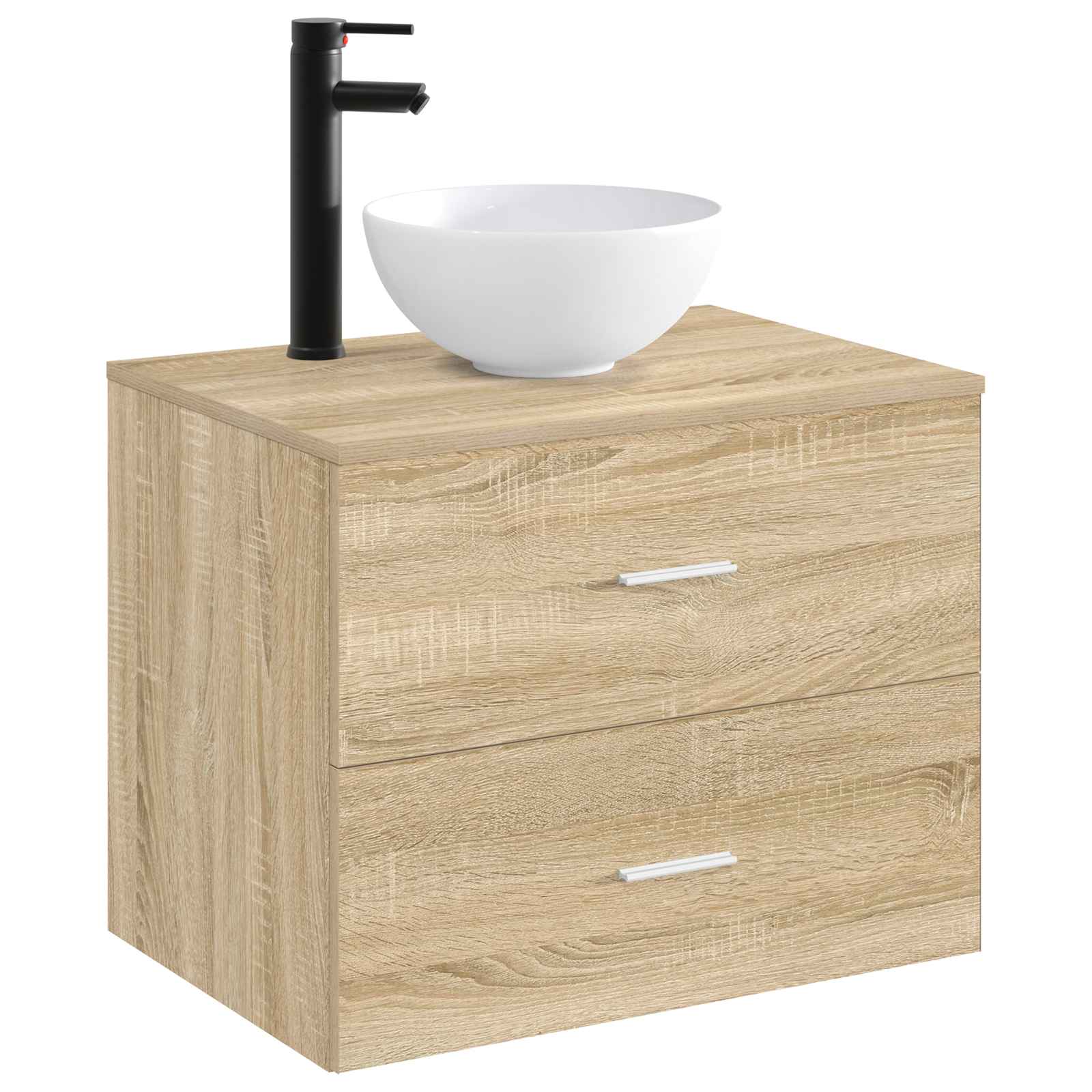 Λεκάνη μπάνιου Ματ Μαύρο 32 x 32 x 13 εκ. Μέταλλο - Pakobazaar
