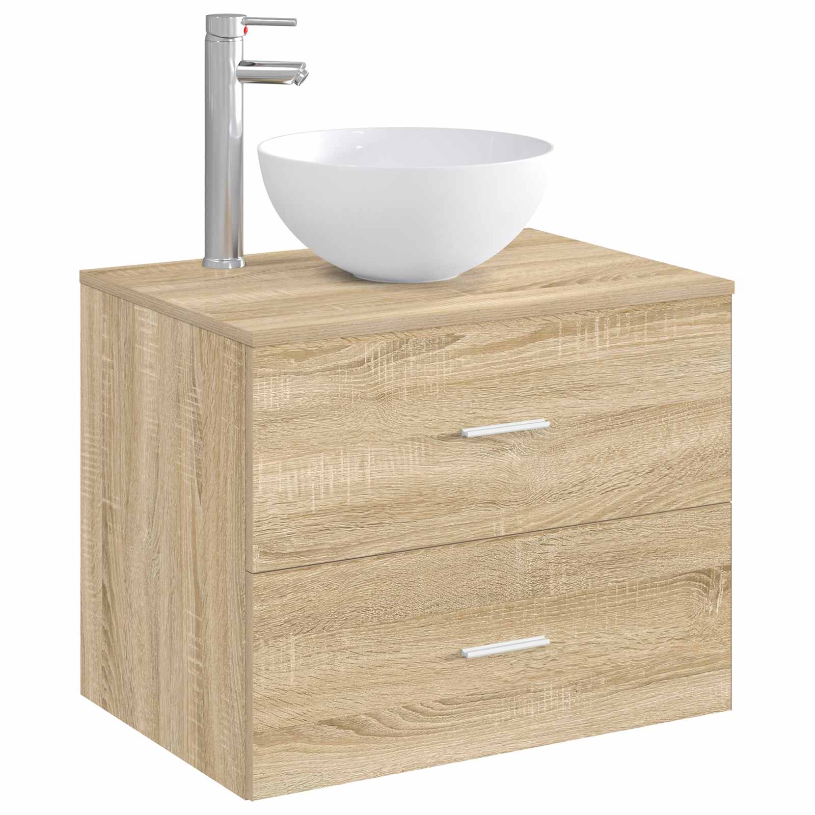 Λεκάνη μπάνιου Χρωμέ 35,5 x 35,5 x 14,5 εκ. Μέταλλο - Pakobazaar