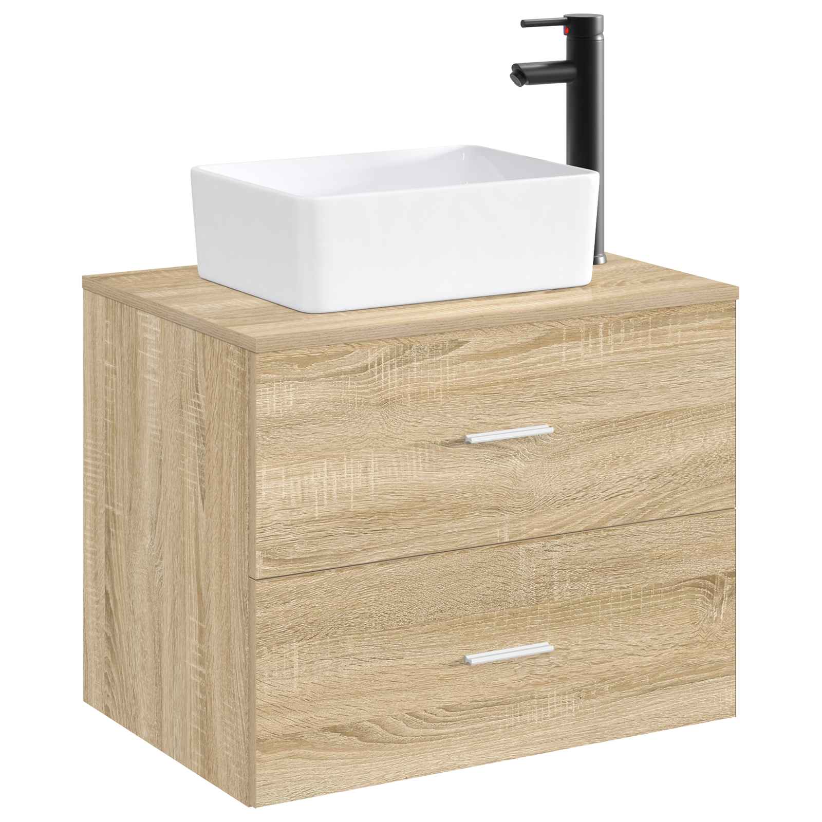 Λεκάνη μπάνιου Ματ Μαύρο 40,5 x 30,5 x 13 cm Μέταλλο - Pakobazaar