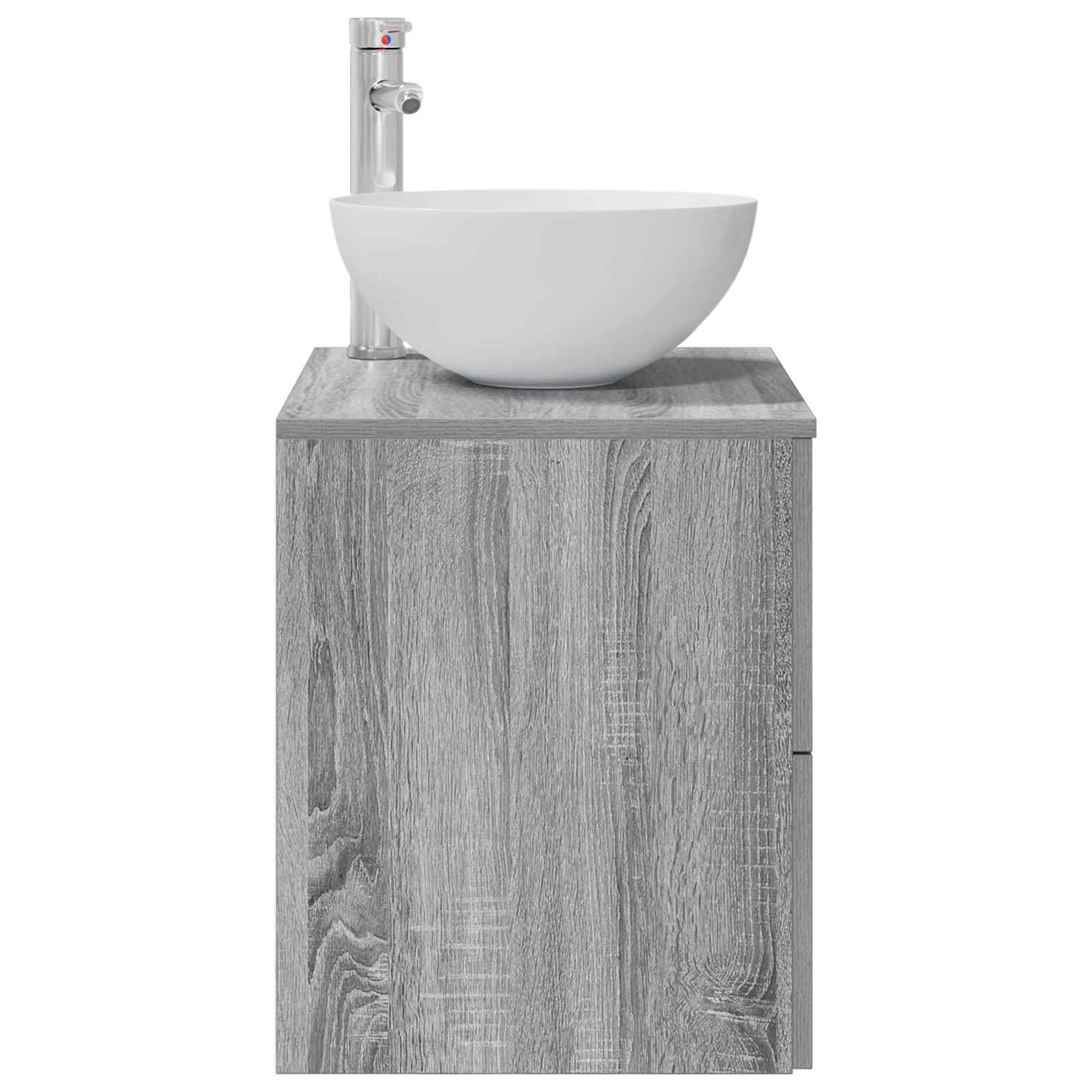 Επιτοίχια Λεκάνη Έπιπλο Γκρι Sonoma 49,5 x 41 x 64,5 εκ - Pakobazaar