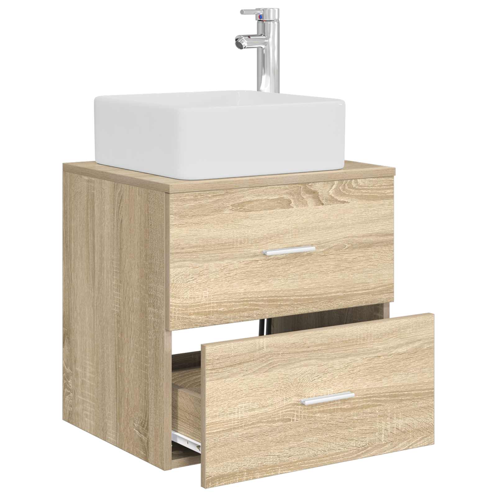 Επιτοίχια Λεκάνη Έπιπλο Sonoma Δρυς 49,5 x 41 x 63 εκ - Pakobazaar