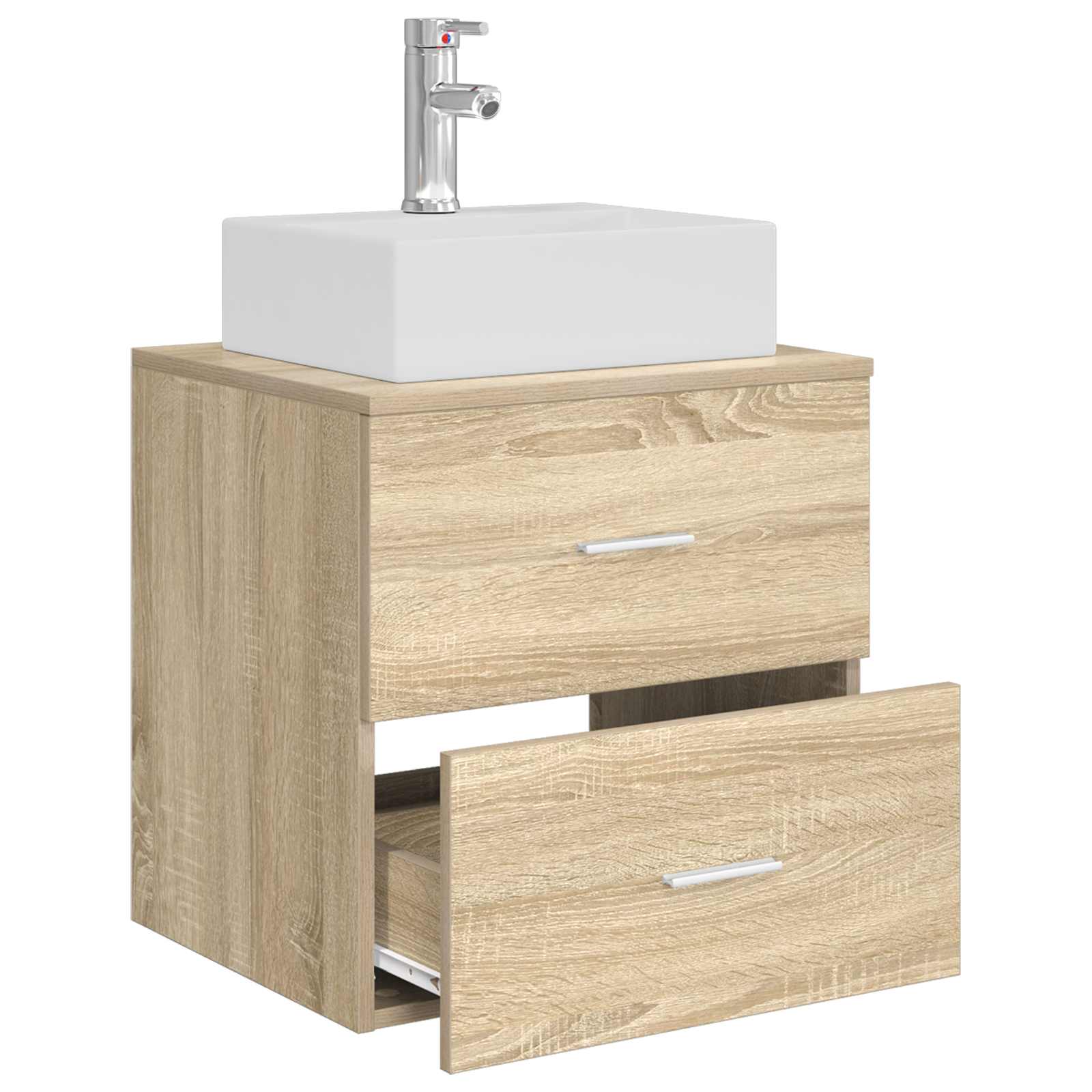 Επιτοίχια Λεκάνη Έπιπλο Sonoma Δρυς 49,5 x 41 x 62,5 εκ - Pakobazaar