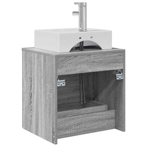 Επιτοίχια Λεκάνη Έπιπλο Γκρι Sonoma 49,5 x 41 x 62,5 εκ - Pakobazaar