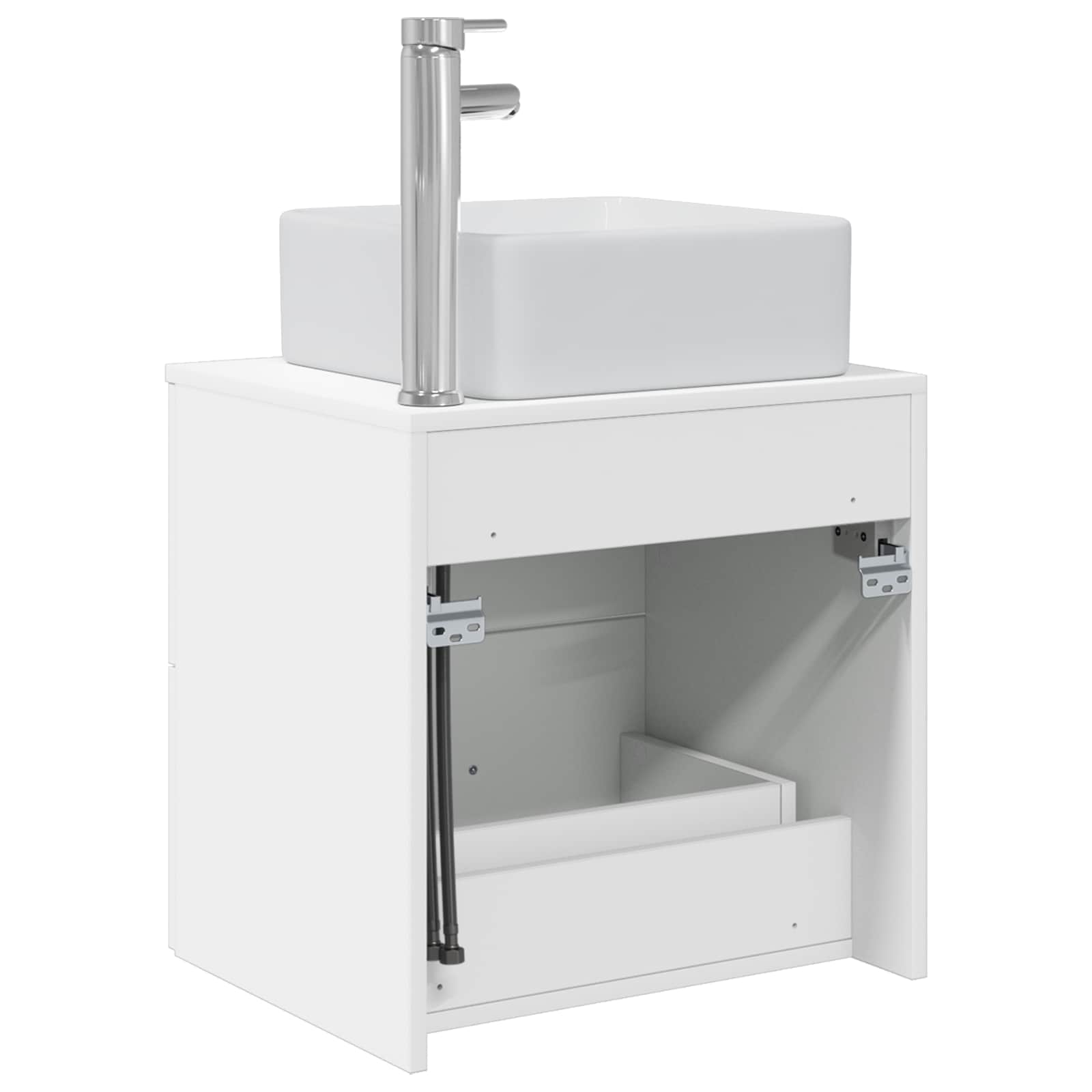 Επιτοίχια Λεκάνη Έπιπλο Λευκό 53 x 34,5 x 63 εκ - Pakobazaar
