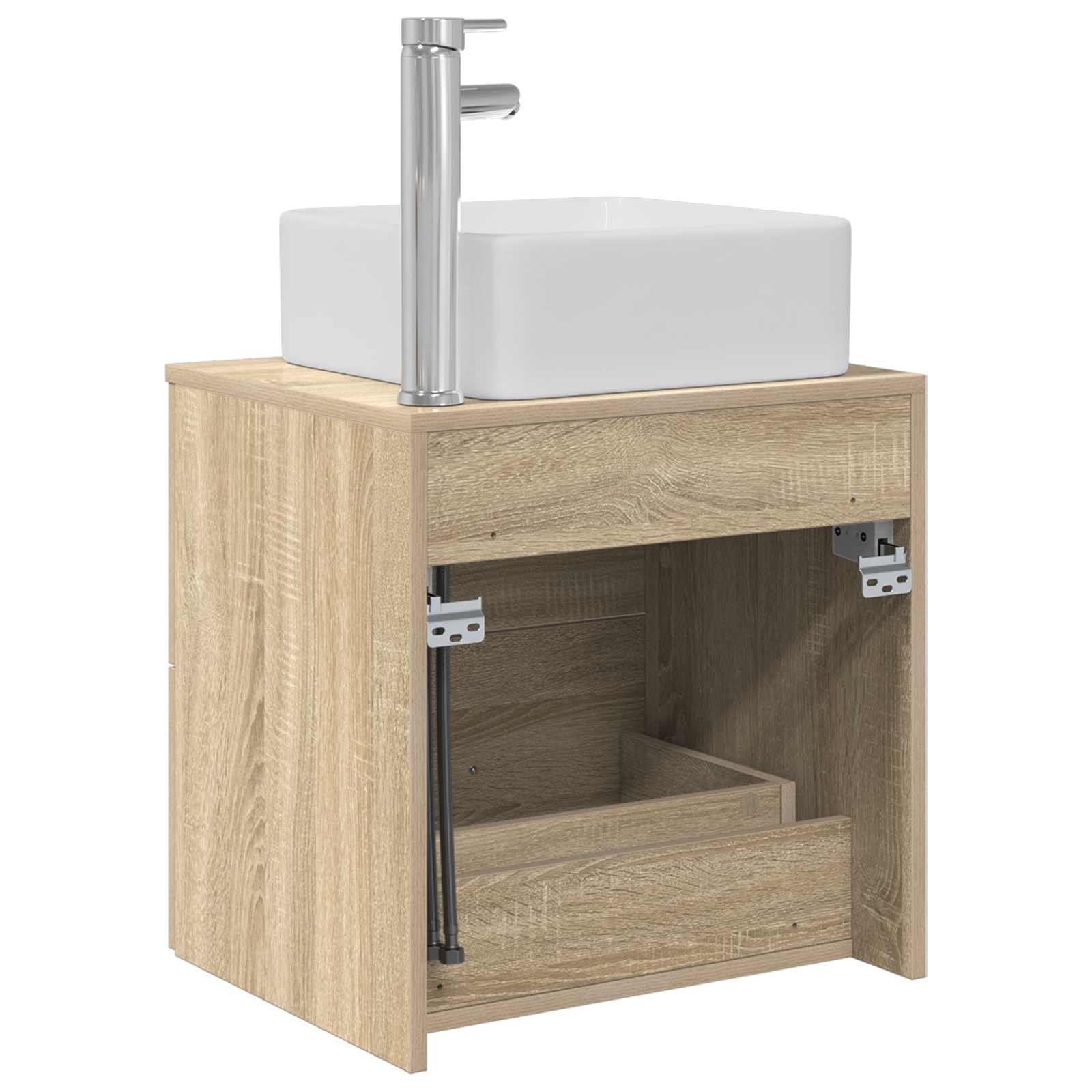 Επιτοίχια Λεκάνη Έπιπλο Sonoma Δρυς 53 x 34,5 x 63 εκ - Pakobazaar