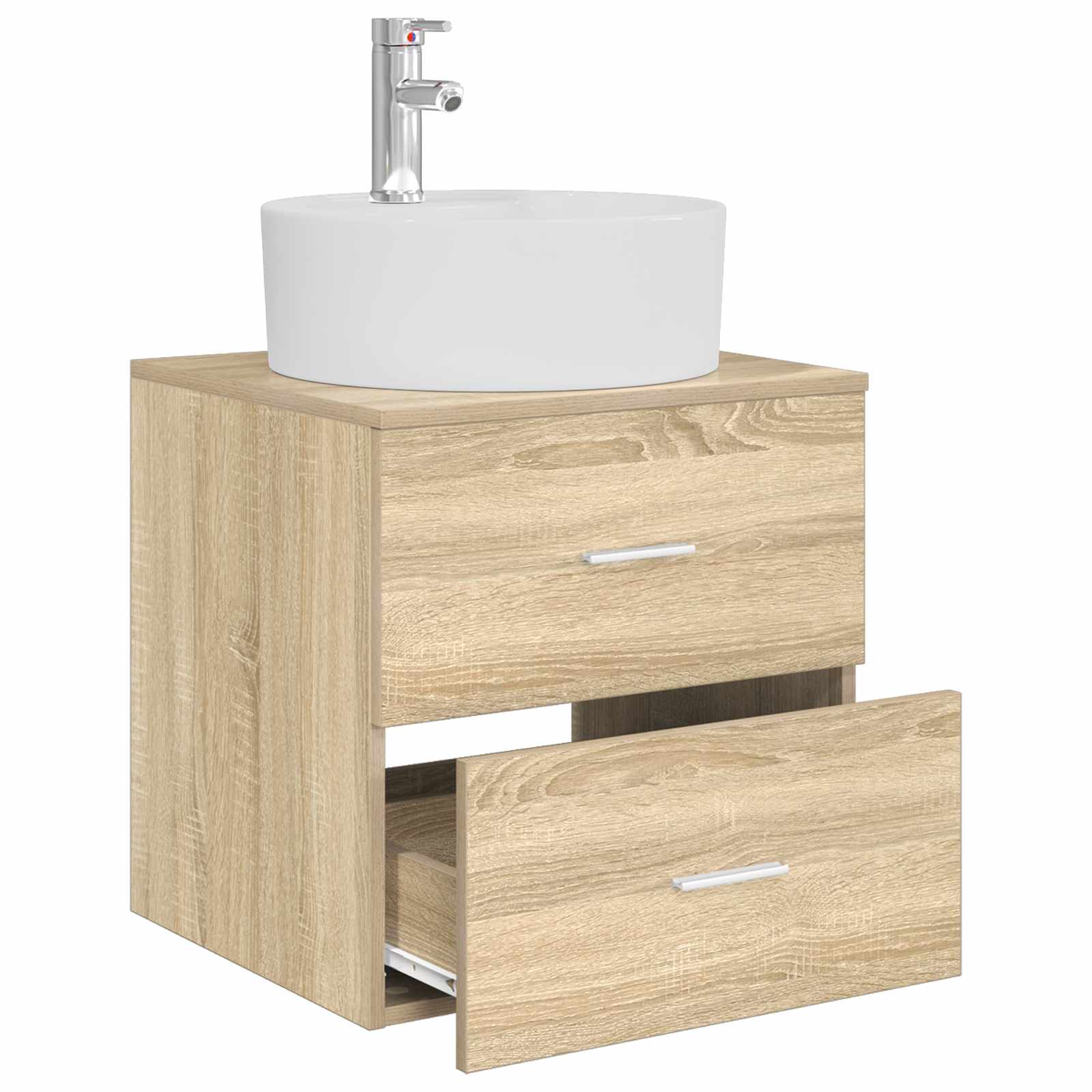 Επιτοίχια Λεκάνη Έπιπλο Sonoma Δρυς 49,5 x 44,5 x 65 εκ - Pakobazaar