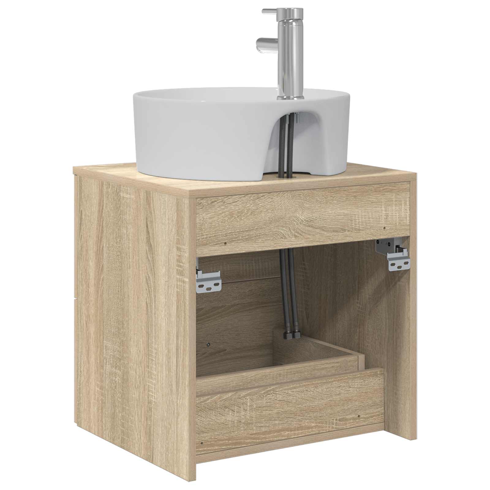 Επιτοίχια Λεκάνη Έπιπλο Sonoma Δρυς 49,5 x 44,5 x 65 εκ - Pakobazaar