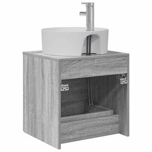 Επιτοίχια Λεκάνη Έπιπλο Γκρι Sonoma 49,5 x 44,5 x 65 εκ - Pakobazaar