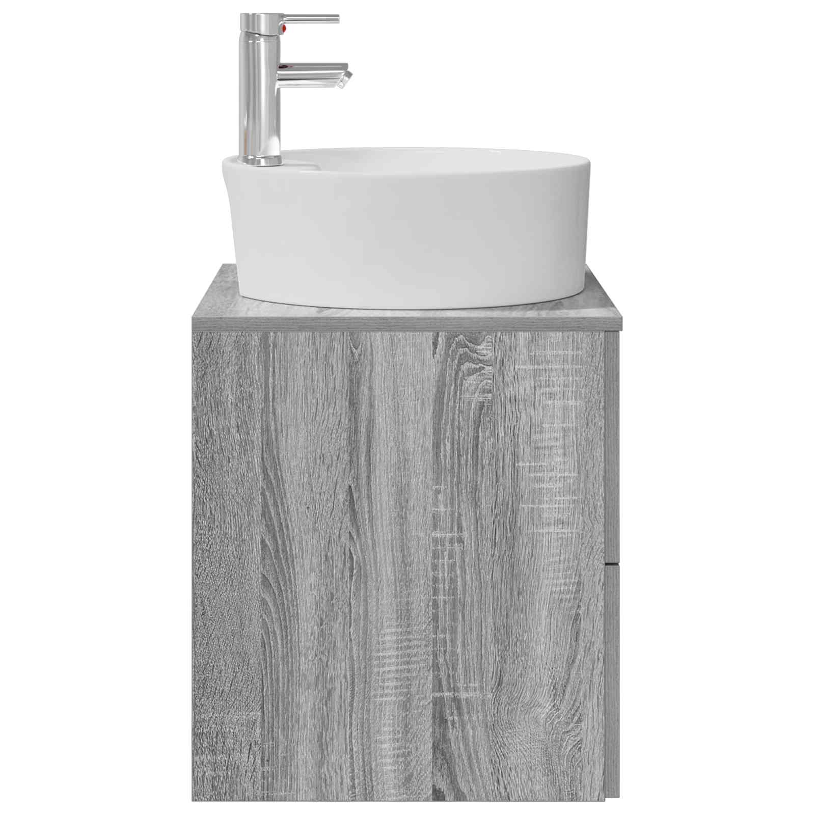 Επιτοίχια Λεκάνη Έπιπλο Γκρι Sonoma 49,5 x 44,5 x 65 εκ - Pakobazaar