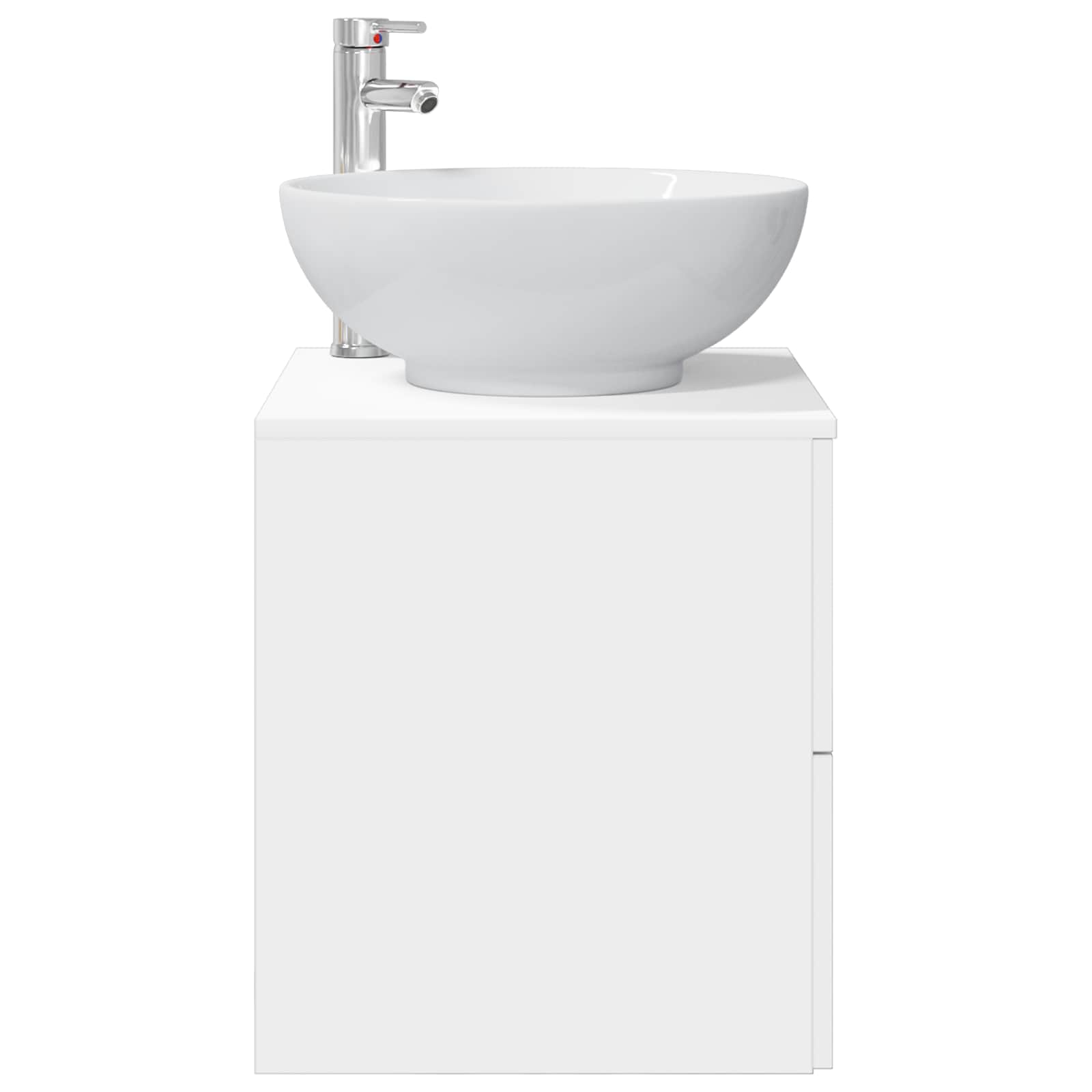 Επιτοίχια Λεκάνη Έπιπλο Λευκό 49,5 x 44,5 x 66,5 εκ. - Pakobazaar