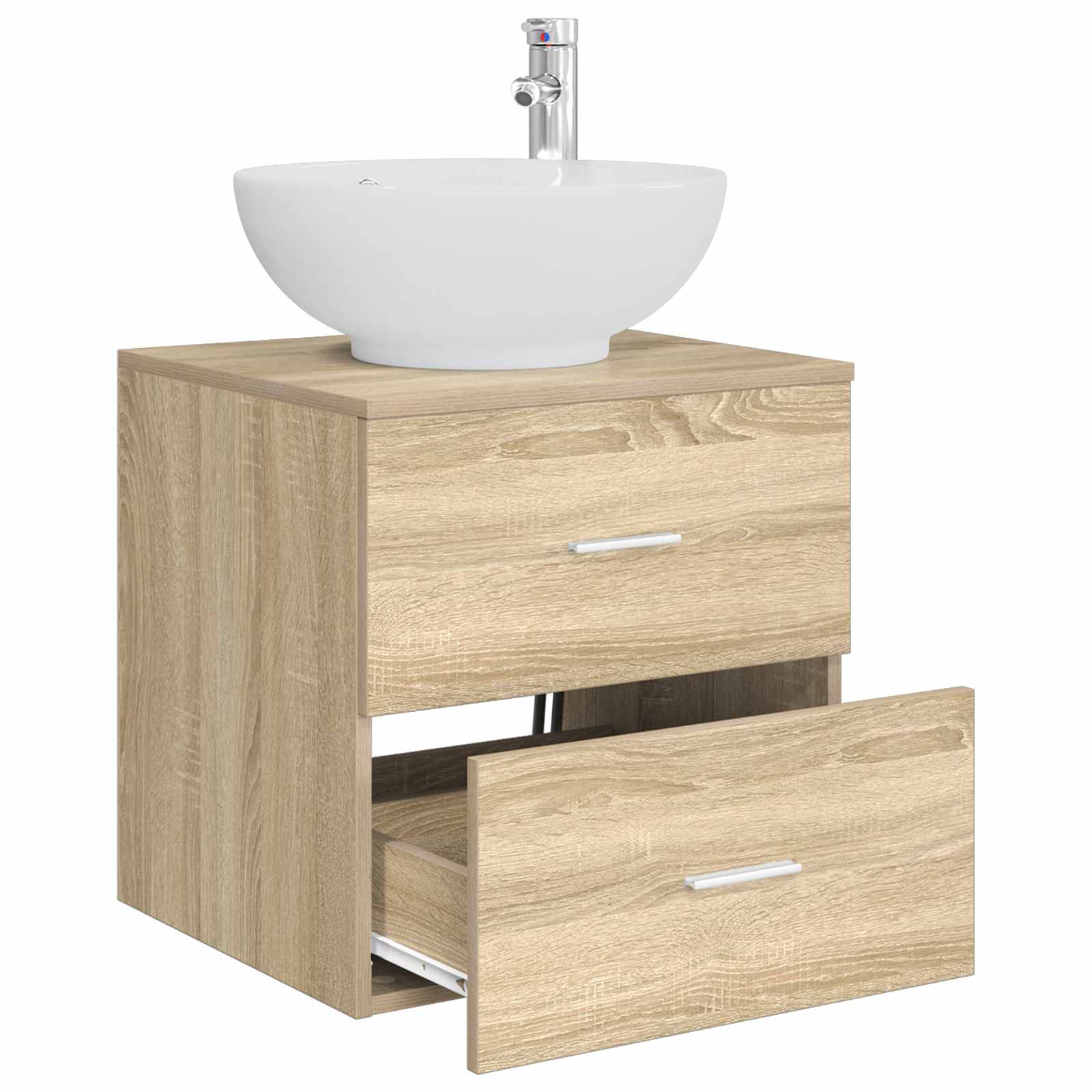Επιτοίχια Λεκάνη Έπιπλο Sonoma Δρυς 49,5 x 44,5 x 66,5 εκ. - Pakobazaar