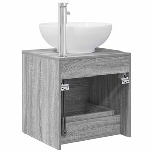 Επιτοίχια Λεκάνη Έπιπλο Γκρι Sonoma 49,5 x 44,5 x 66,5 εκ. - Pakobazaar